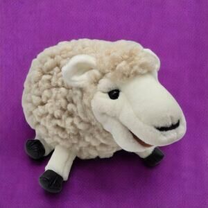 Vintage Folkmanis Hand Puppet Plush 15" Woolly Sheep Toy Use as Golf Club Cover